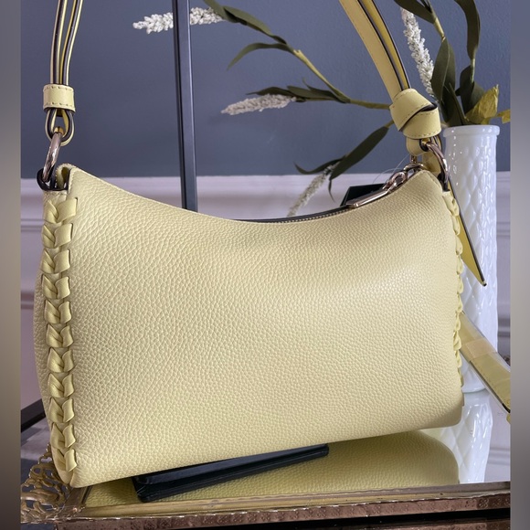 Kate Spade Knott Whipstitch Crossbody Satchel-Suns Out Yellow - Picture 7 of 10